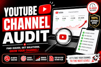 do a professional youtube channel audit