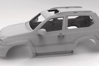 design custom car body kits, rc parts, and 3d models for printing rc body kit