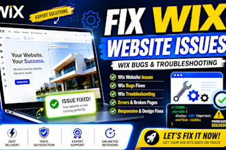 fix wix website issues, wix bugs, and wix troubleshooting
