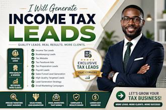income tax leads bookkeeping leads tax website tax facebook ads