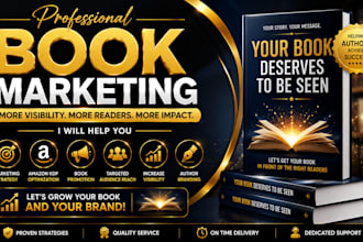professionally market and promote your book for more visibility
