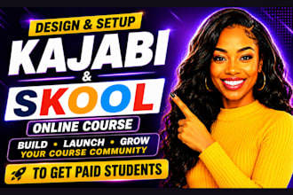redesign kajabi website setup kajabi skool online course skool course creation
