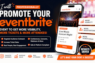 professionally promote your event with eventbrite marketing