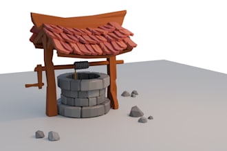 create stylized environment assets