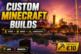 build for you in minecraft java or bedrock