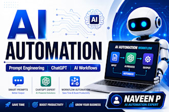 create ai content workflow