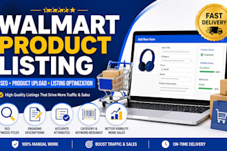 create and optimize walmart product listings