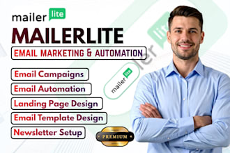 setup mailerlite automation mailerlite email marketing campaign and landing page