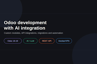 develop, install and integrate odoo erp solutions