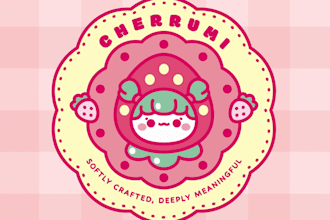 design a cute and simple kawaii logo