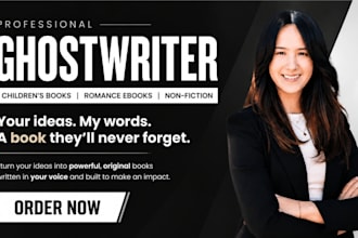 be an ebook ghostwriter children kindle book writer romance book editor