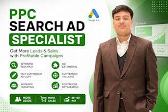 create and optimize google search ads ppc campaigns