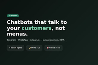 build an ai chatbot for your business