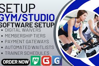 setup gym fitness studio gymdesk gymmaster trainera mystudio gymwyse sugarwod