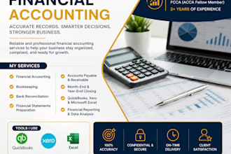 do accounting of business via accounting software