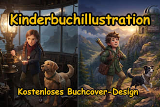 kinderbuchillustrationen illustrieren, kinderbuchillustration, buchillustration