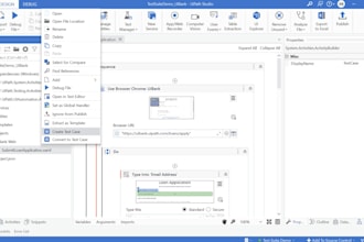 develop highly robust automations from manual tasks
