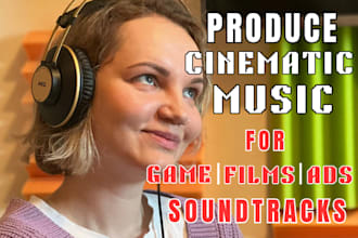 create cinematic music, epic music, indie game music soundtrack video game music