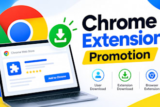 chrome extension promotion, user download, extension download, browser extension