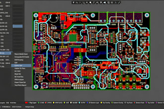 design custom electronic circuit pcb bom dfm pcba manufacturing ready hardware
