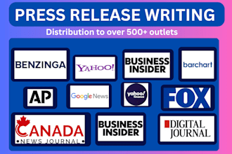 write, publish canada music press release  UK music press release distribution