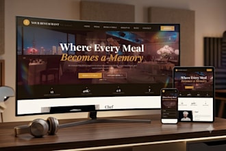 develop restaurant website with online table booking