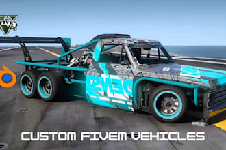 create fivem gta 5 addon vehicles, custom liveries and optimize cars