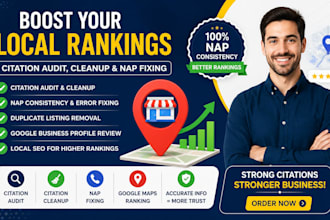 do citation audit citation cleanup nap fixing and local SEO for google business