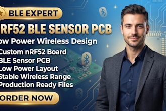 design custom nrf52 ble sensor pcb for low power devices