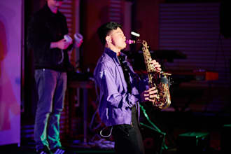 record saxophone solos, melodies, and hooks for your song