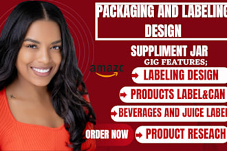 label design supplement label products and packaging design bottle jar label