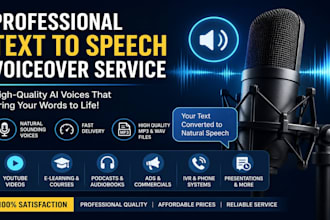 convert any text to speech in male and female voices