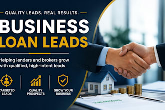 business loan leads mca leads mortgage facebook ad business funding landing page