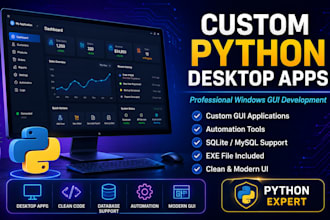 develop a custom windows desktop application
