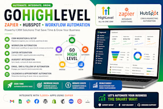 gohighlevel slack zoho hubspot automation