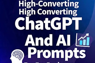 high converting  chatgpt and al prompts for business content and marketing