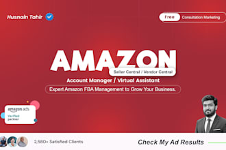 be your amazon account manager, seller central, and PPC expert