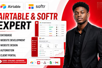 be your airtable database automation softr webapp and portal expert