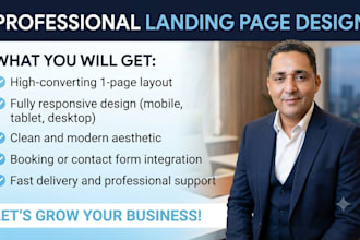 high converting contractor landing page and hvac website
