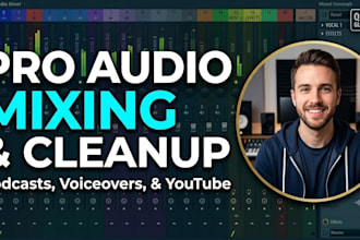mix, master, and add custom ambient soundscapes to your wellness podcast