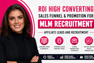 mlm sales funnel, MLM leads, affiliate recruitment, MLM promotion, sales funnel