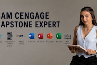 do your sam cengage, capstone, simnet projects in ms access, word, ppt