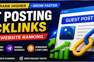 write SEO blog posts and guest post articles