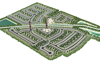 remodel 3d master plan,architecture landscape, residential layout plan,site plan