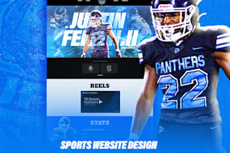 build a modern sports recruiting website