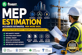 mep estimation, hvac insulation quantity takeoff