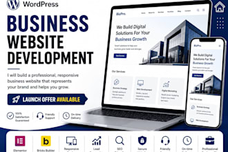 build a professional business website that generates leads and builds trust