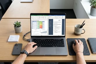 format, edit and organize microsoft excel  and word documents