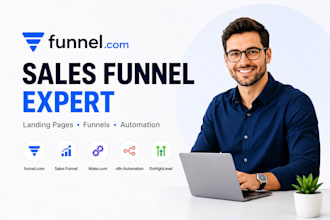 build funnel com sales funnel landing page and automation