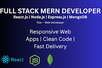 develop a full stack mern web application with react and node js